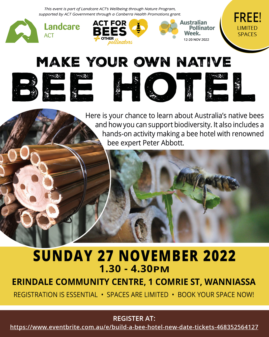 Australian Pollinator Week 2022 – ACT for Bees