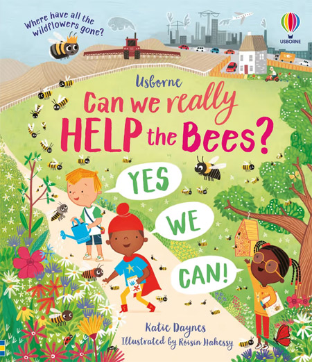 Book cover - Can we really help the bees? Yes we can!
