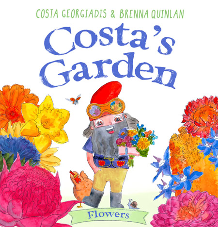 Book cover - Costa's  Garden Flowers