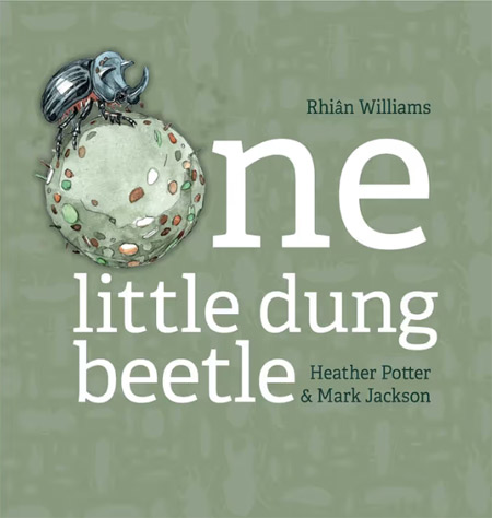 Book cover - One Little Dung Beetle